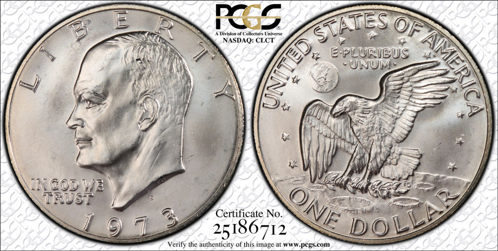 1973-S-Silver-Eisenhower-Dollar---Business-Strike